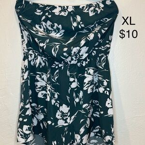 Floral Strapless Jumper XL